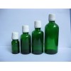 供应10毫升30毫升50毫升绿色精油玻璃瓶 化妆品包装玻璃瓶