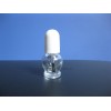 供应3ml玻璃指甲油瓶 小小透明玻璃圆球玻璃指甲油瓶