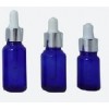 15ml蓝色精油滴管瓶现货提供配奶嘴吸管中圈