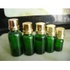 5ml绿色精油瓶配金色盖子有孔内塞有现货5ml绿色精油瓶子