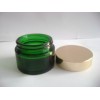 30g绿色精油高霜瓶配金色盖子垫片30克绿色高霜瓶现货