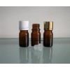 现货供应5ml茶色精油瓶棕色精油瓶蒙砂精油瓶