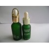 30毫升绿色磨砂推拿精油滴管瓶滴头吸管中盖