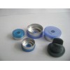 20口径冻干瓶干粉瓶配件蓝色铝塑复合盖开叉橡胶塞有现货