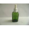 30ml绿色扁方形滴管瓶配硅胶滴头塑料中圈