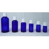 20ml蓝色抗皱精油瓶配白色大头盖有孔内塞有现货