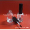10毫升透明带刷子玻璃化妆品瓶子配黑色盖黑色刷子