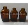 80ML-85ML茶色方形瓶配金色电化铝盖有孔内塞