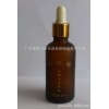 50毫升棕色磨砂复方精油滴瓶配金色中盖白色滴头