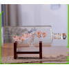 喜鹊登梅酒瓶灯工吹制梅花造型白酒瓶小花造型工艺酒瓶白酒瓶