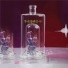 双层公鸡小瓶吹制鸡玻璃酒瓶个性白酒瓶异形玻璃鸡玻璃瓶