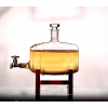 水龙头酒桶玻璃酒瓶空心异形酒桶玻璃酵素桶吹制玻璃桶