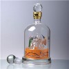 冬虫夏草玻璃酒瓶异形白酒瓶个性玻璃手工西藏高档酒瓶吹制酒瓶