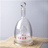 冬虫夏草玻璃瓶昆仑山白酒瓶个性玻璃创意白酒瓶异形酒瓶