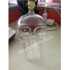 骷髅造型玻璃酒瓶创意工艺酒瓶头骨形状醒酒器xo威士忌瓶子